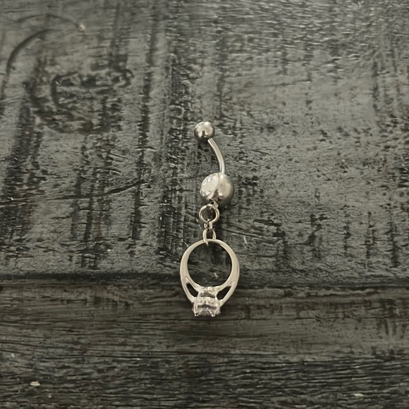 Promise ring belly button ring - Picture 4 of 4